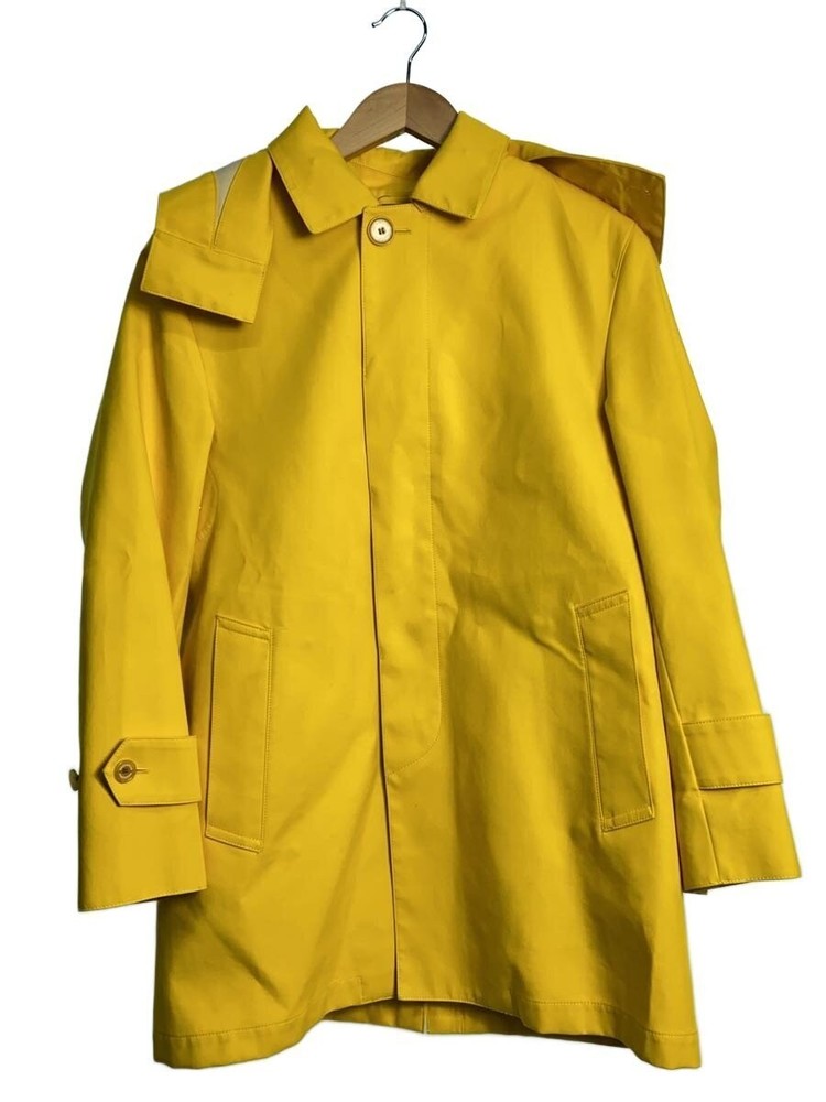 Mackintosh Philosophy Trench Coat/36/Cotton/Ylw/Plain/H1C21-802-64 5578
