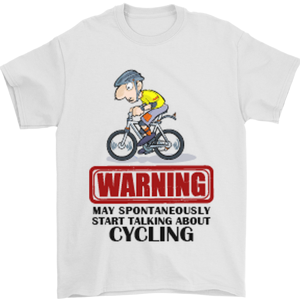 May Start Talking About Cycling Men’s 100% Cotton T-Shirt