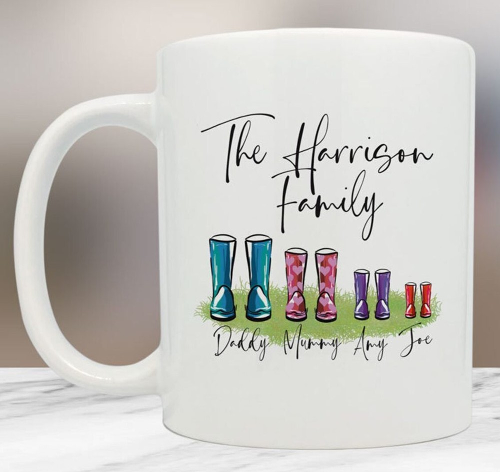 Personalised Family Mug House Warming Mug Birthday Mug Celebration Mug Father’