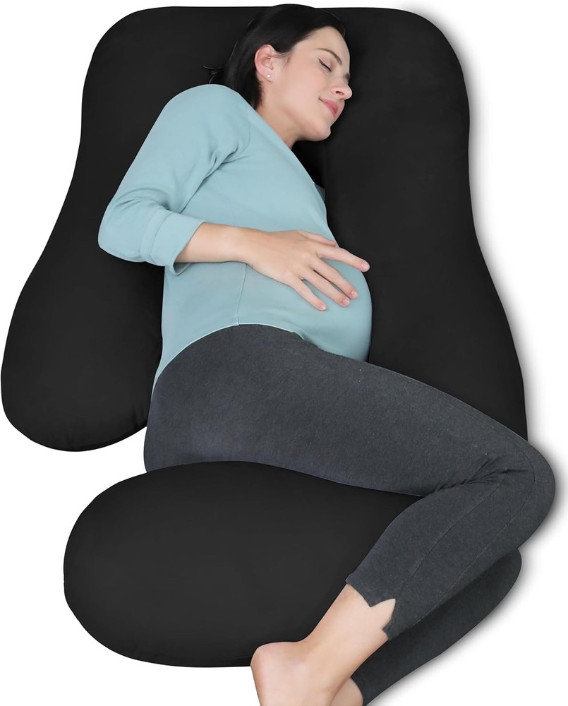 MOON PARK U Shaped Full Body Pregnancy Pillow for Comfortable Maternity Sleep