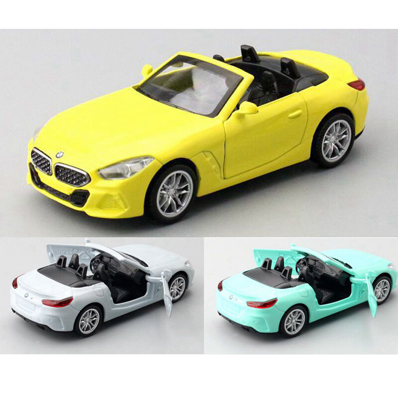 1/38 Scale BMW Z4 M40i Diecast Pull Back Toy Car for Kids Boys  