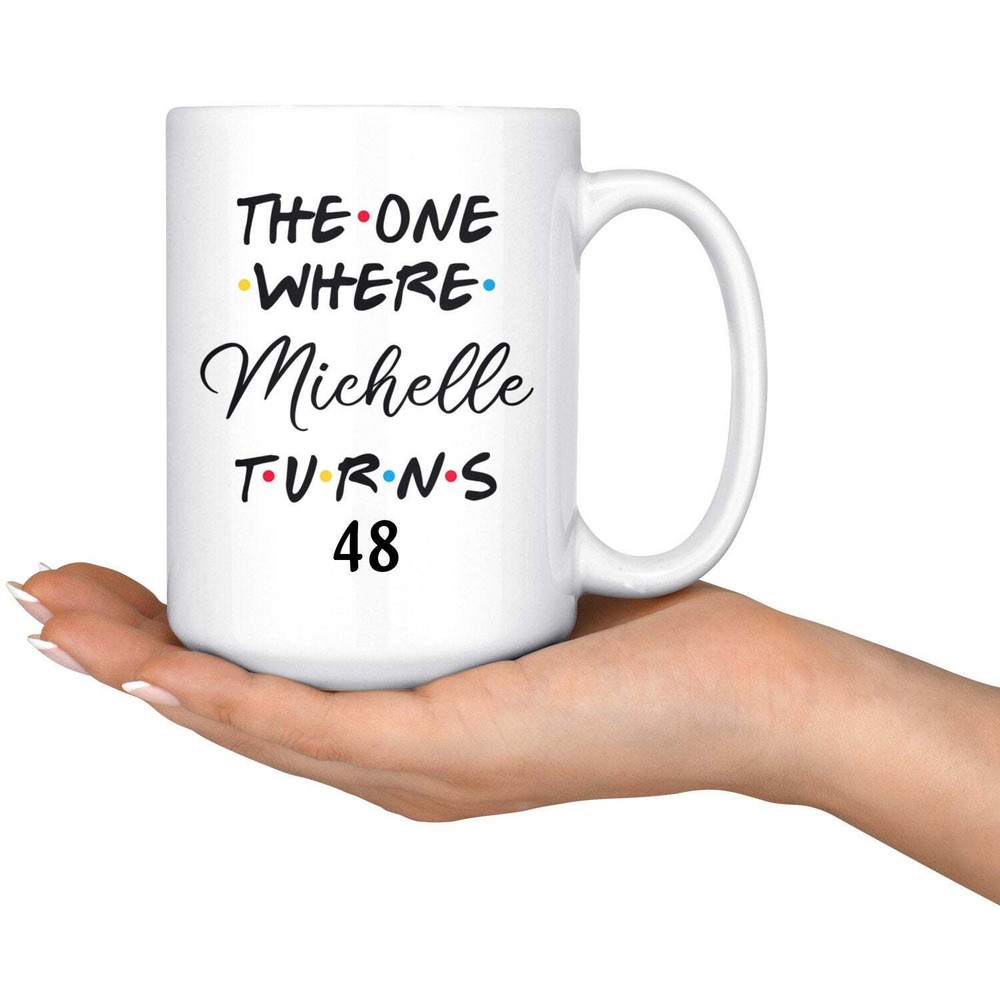 Personalized 48th Birthday Mug Happy 48th Birthday Party 48th Birthday Gift For