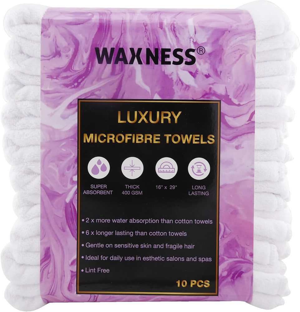 Premium Soft Thick Extra Absorbent Microfiber Cosmetic Towels 16” X 29” 400 G...