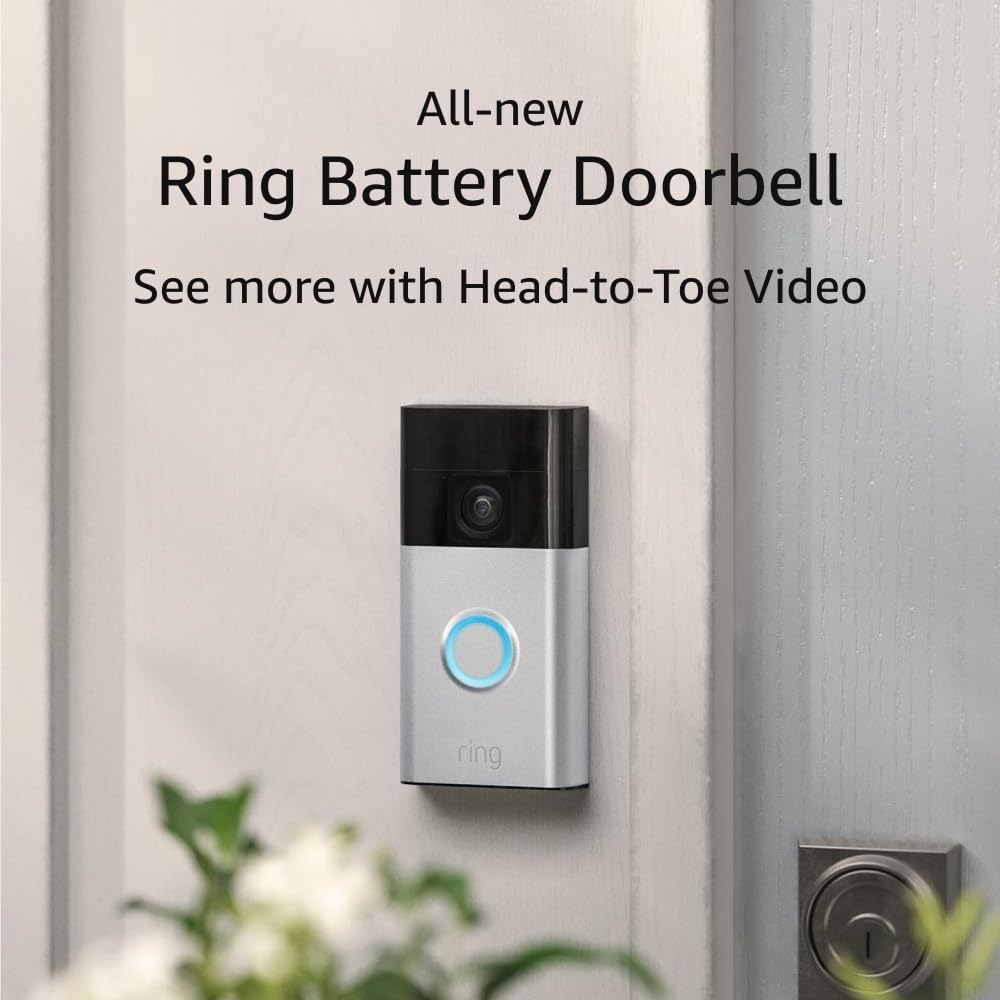 All-New  Battery Doorbell, Head-To-Toe Video, Live View with Two-Way Talk, and M