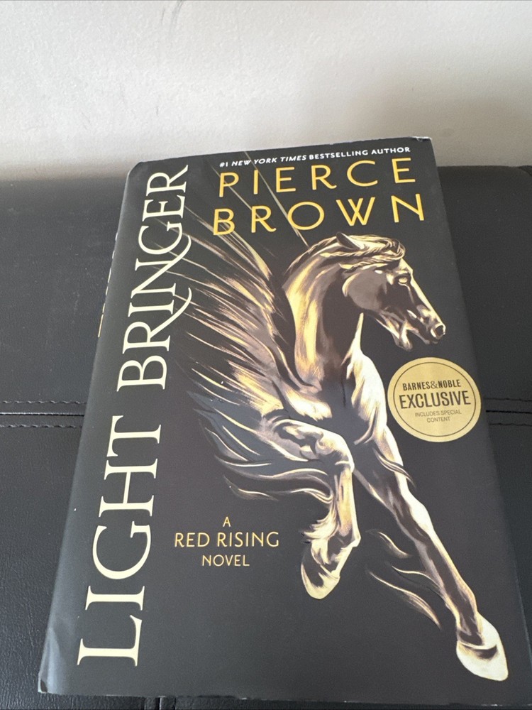 Light Bringer by Pierce Brown (Hardcover) First edition / Poster