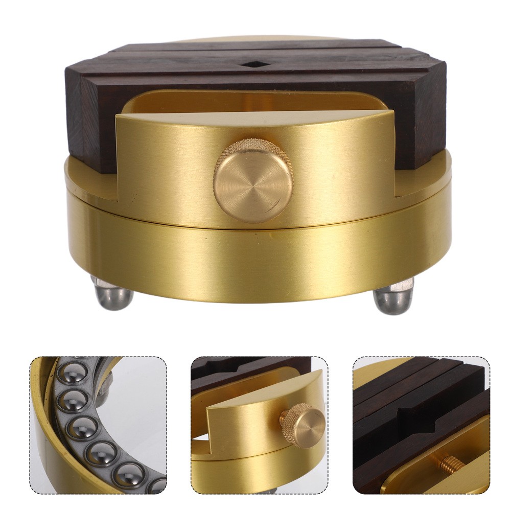 Rotating Seal Carving Bed with Engraving Tools and Metal Clamp Kit