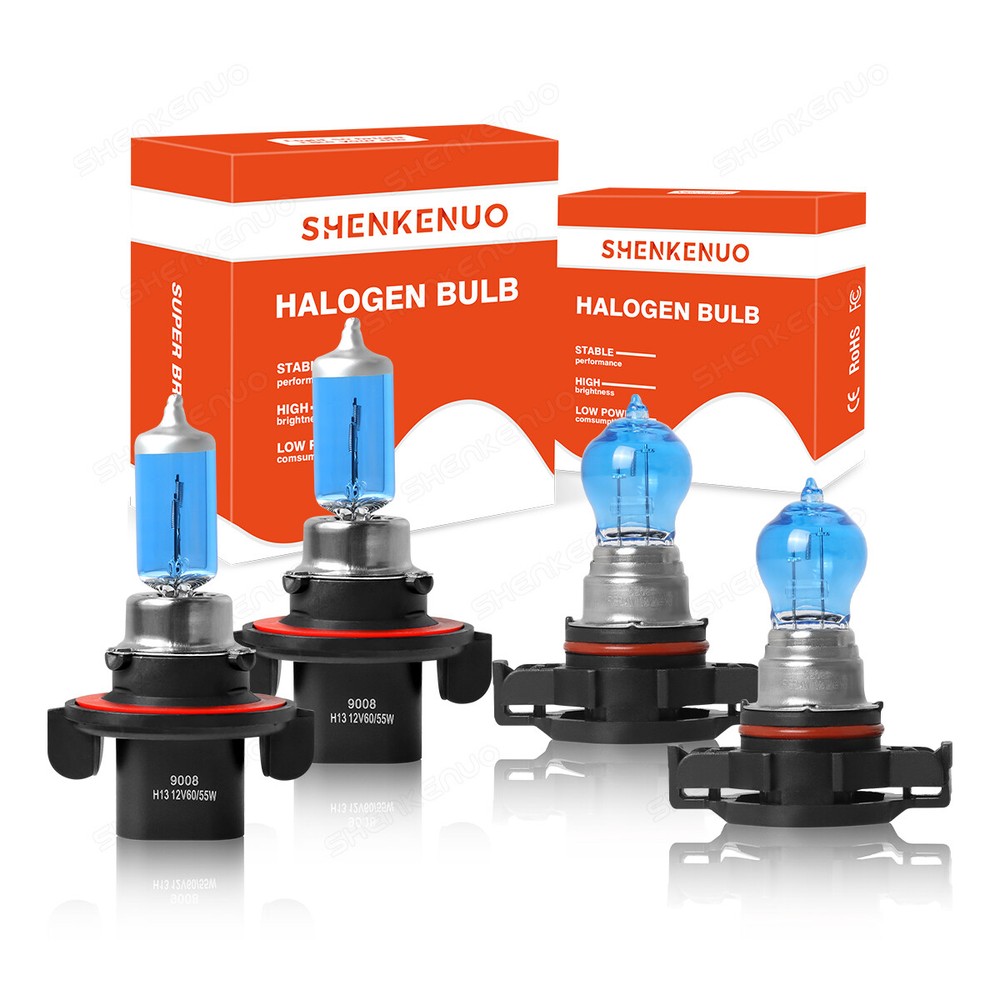 For 2010 2011-2017 Jeep Patriot Halogen Headlight Bulbs High/Low Beam Fog Lights