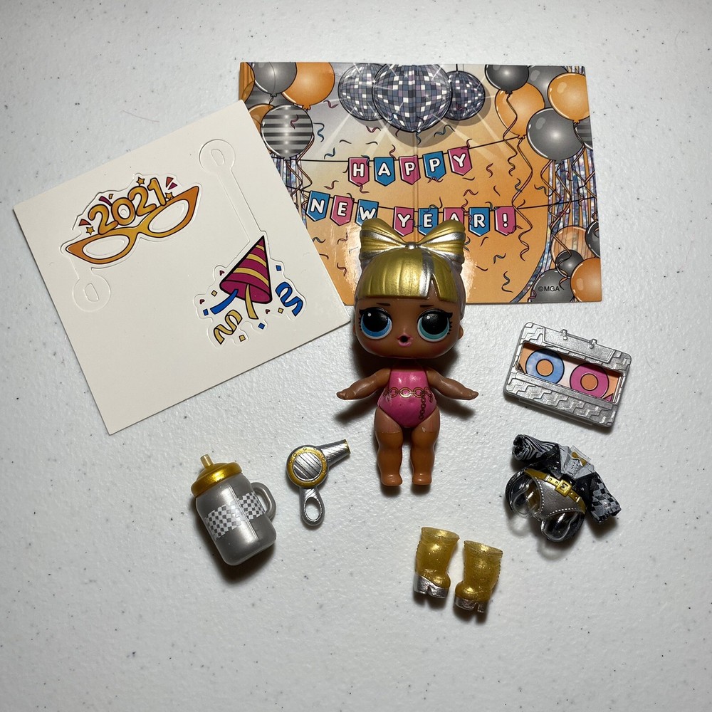 LOL Surprise Doll COUNTDOWN QT CUTIE Present Surprise Series Big Sis NEW YEARS-image