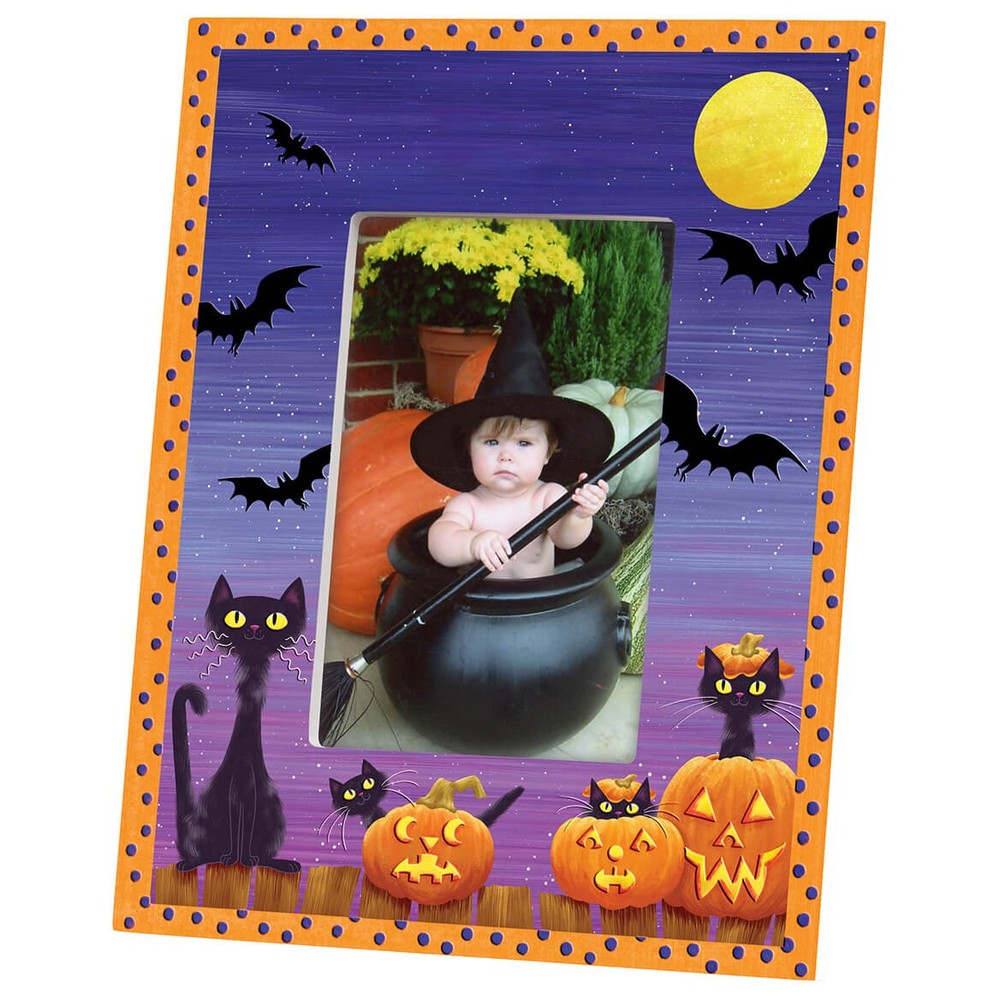 Cats, Bats and Boo Halloween Frame