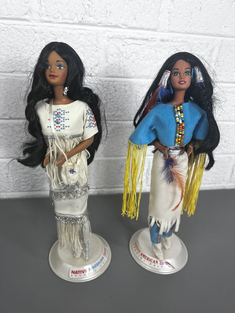 Native American Barbie Special Edition Dolls Of The World Collection 1992 & 1994
