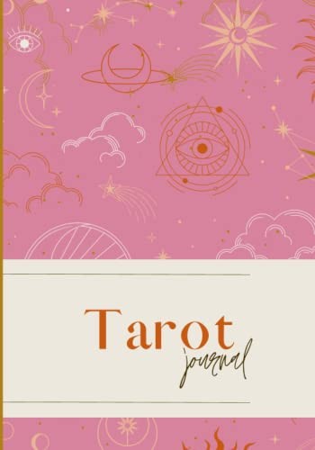 Celestial-Themed Tarot Journal for Recording Readings in Large Format