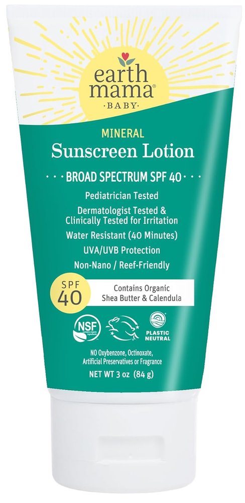 Gentle Baby Mineral Sunscreen SPF 40 with Non-Nano Zinc & Water Resistance