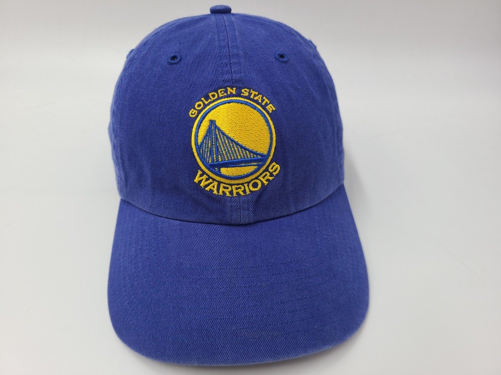 Golden State Warriors 47 Brand Strapback Adjustable Hat Cap Men Women NBA Blue
