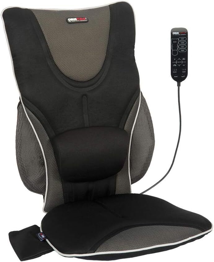 ObusForme Back Massager with Heat | Vibration Massage|Back Support Frame, Remova