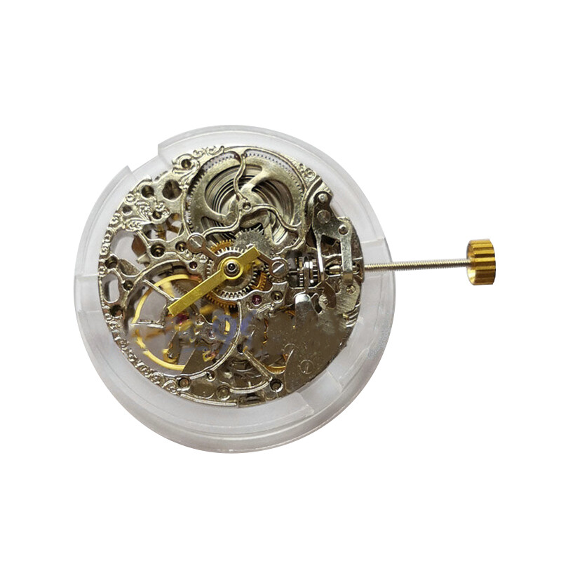 3-Hand Hollow Automatic Movement Replacement Compatible with Miyota 8205