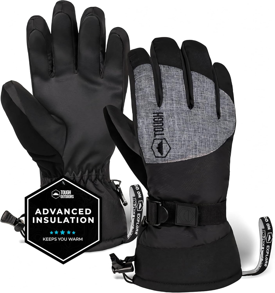 Ski & Snow Gloves - Waterproof & Windproof Winter Snowboard Gloves for Men & Wo