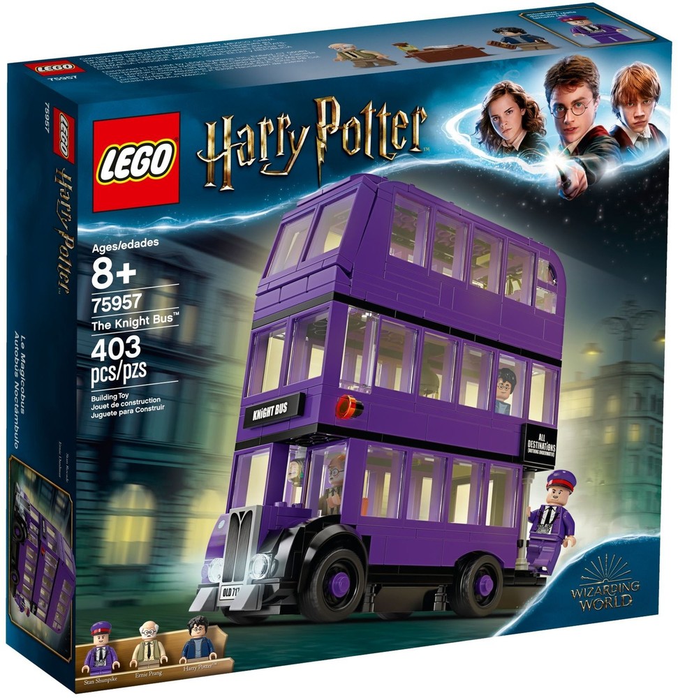 LEGO Harry Potter The Knight Bus Set 75957 with Minifigures – Free Shipping