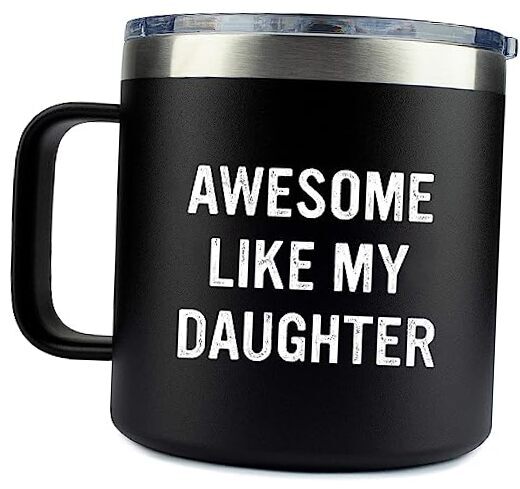 Funny Dad Mug for Father's Day from Wife - Awesome Like My Daughter Gift