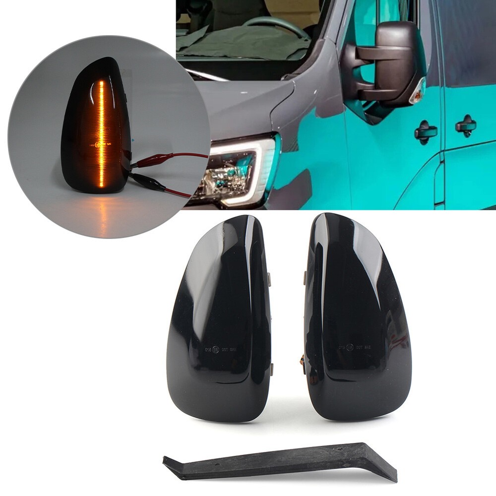 Dynamic Rearview Side Mirror Sequential Turn Signal Light For Renault Master MK3