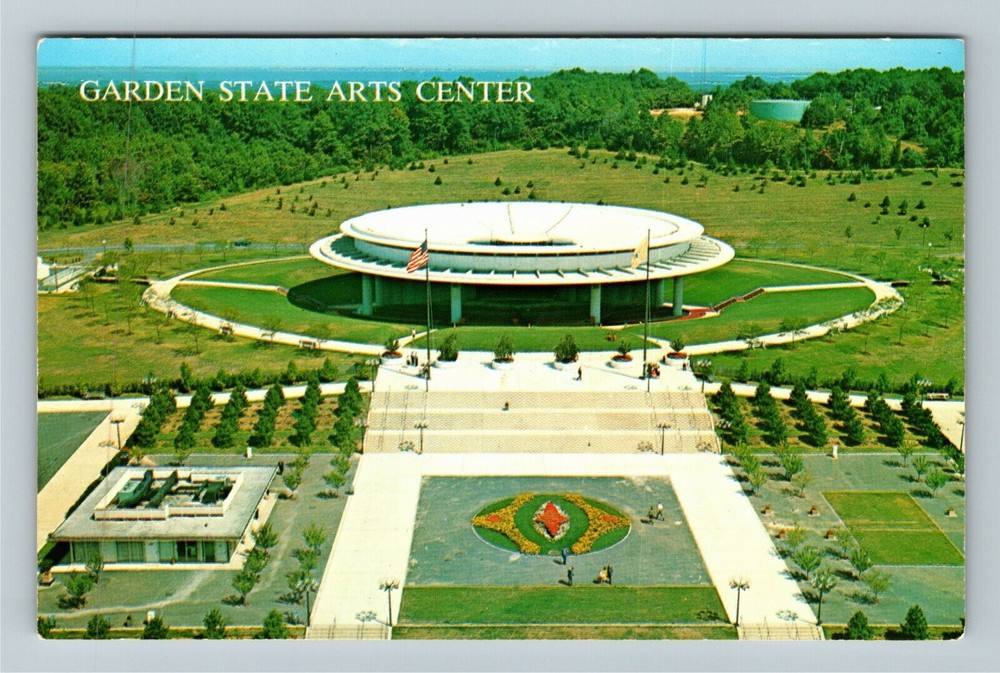 Vintage Monmouth NJ Garden State Arts Center Telegraph Hill Postcard