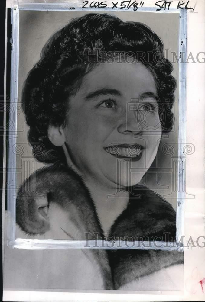 1953 Press Photo Queen Frederika of Greece during visit to Washington, DC