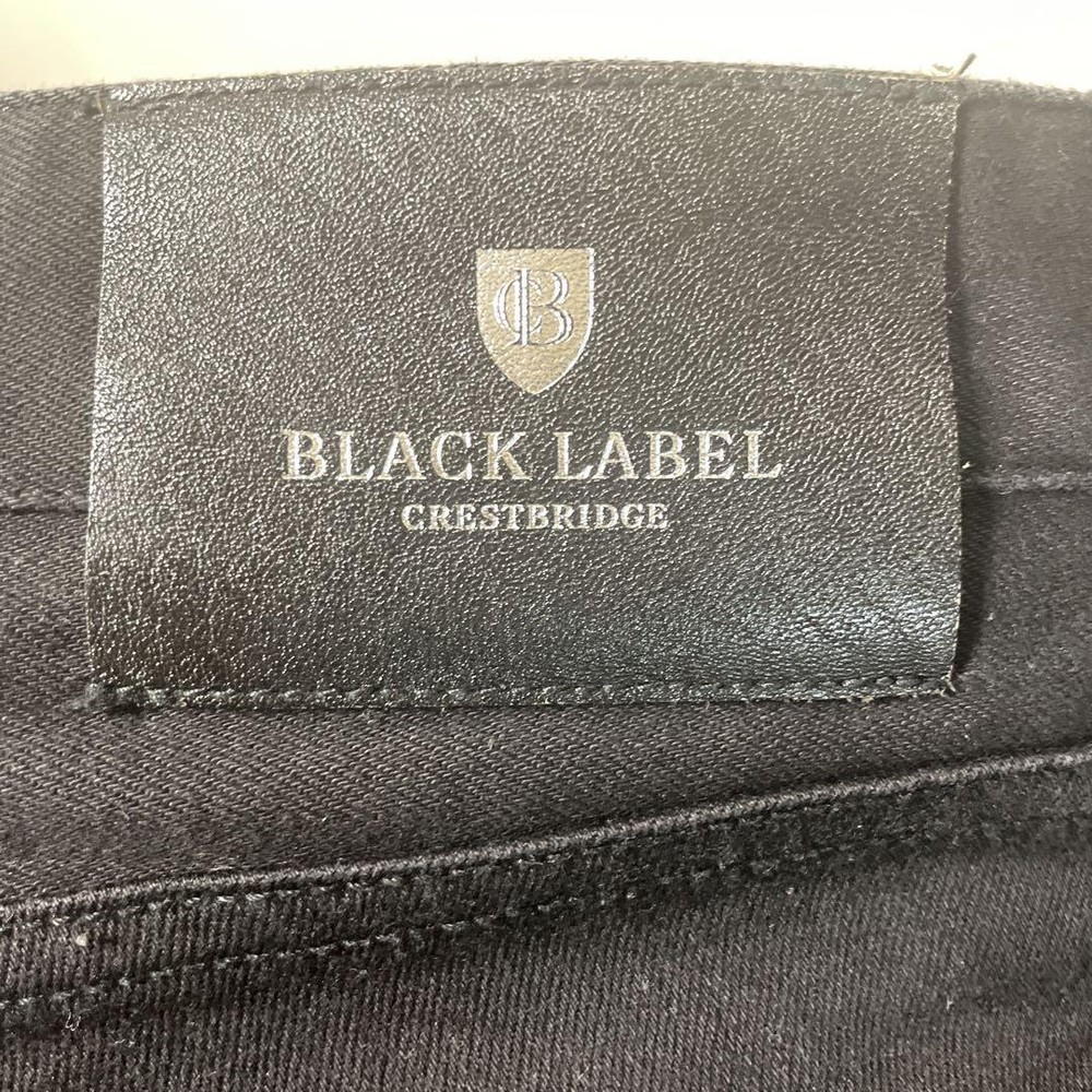 Burberry Black Label CRESTBRIDGE Black Size 76 F/S from Japan