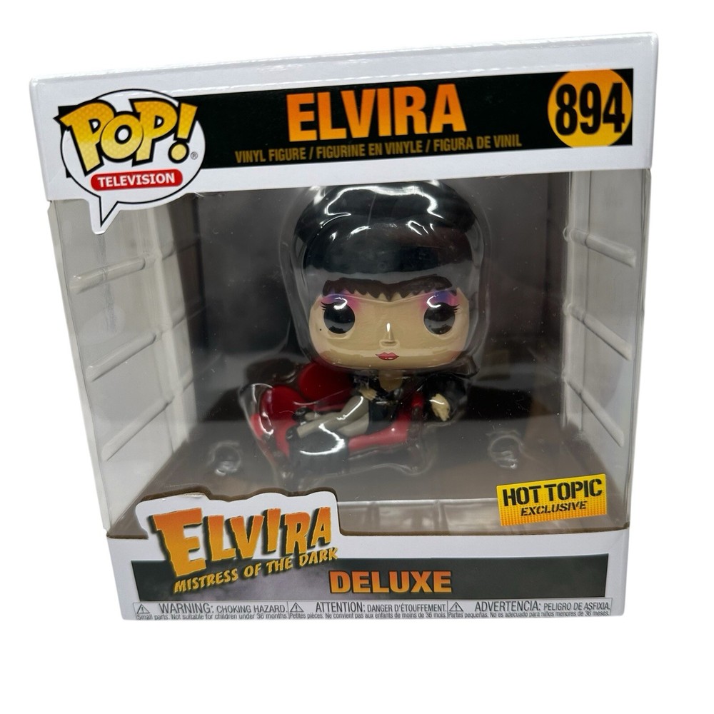 2019 NIB Funko Pop Elvira on Sofa #894 Hot Topic Exclusive Deluxe Figure VAULTED