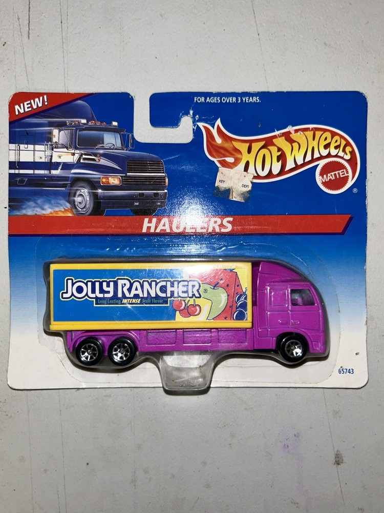 Vintage 1996 Hot Wheels Haulers Jolly Ranchers Candy 1/64 Diecast, Sealed