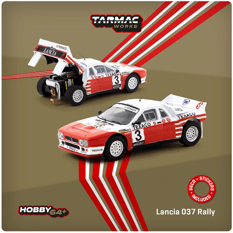 Tarmac Works 1:64 Lancia Rally Haspengouw Alloy Die-Cast Model Car