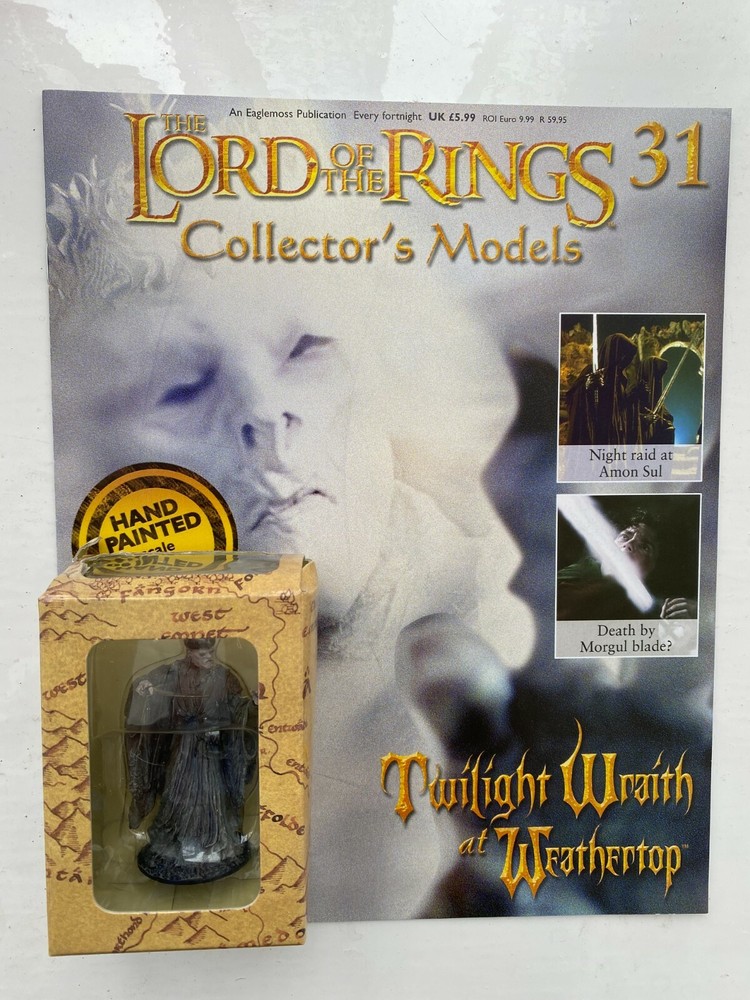 LORD OF THE RINGS COLLECTOR'S MODELS EAGLEMOSS ISSUE 31 TWILIGHT WRAITH FIGURE
