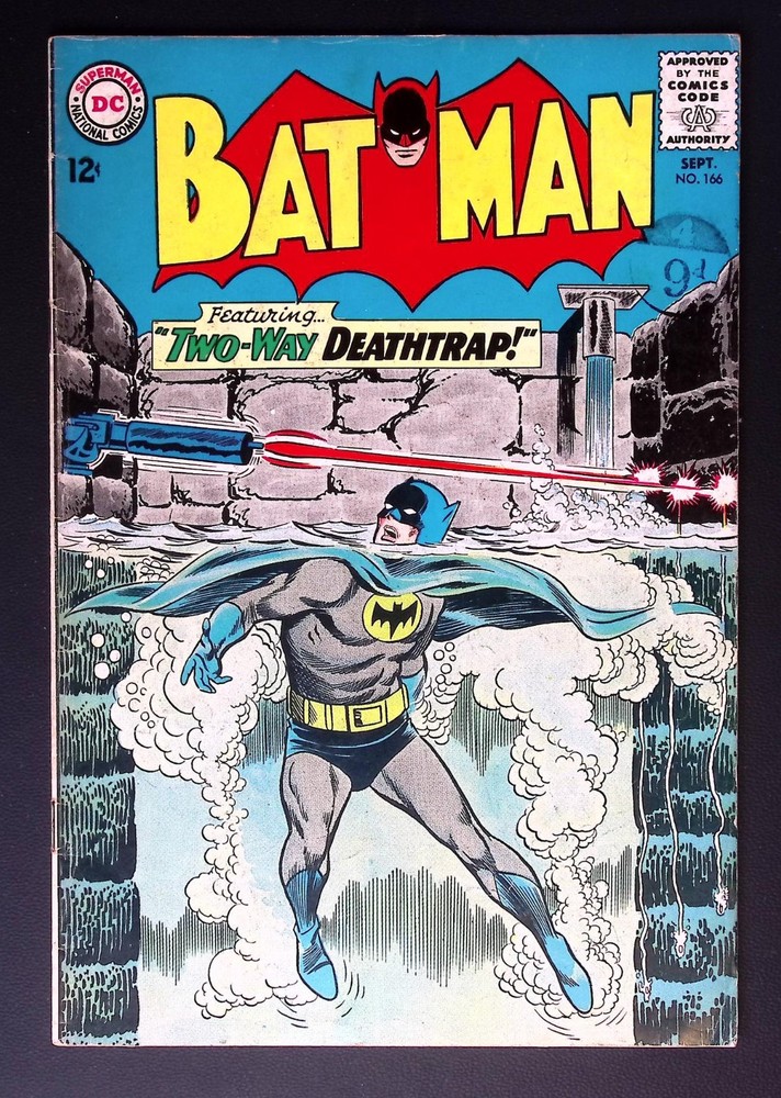 Batman #166 (1964) DC Silver Age Batman Comic VG+ 4.5