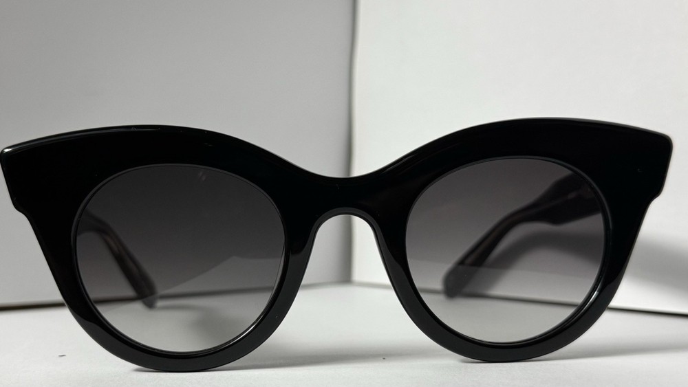 KREWE  Olivia  Black + Black and Crystal Sunglasses