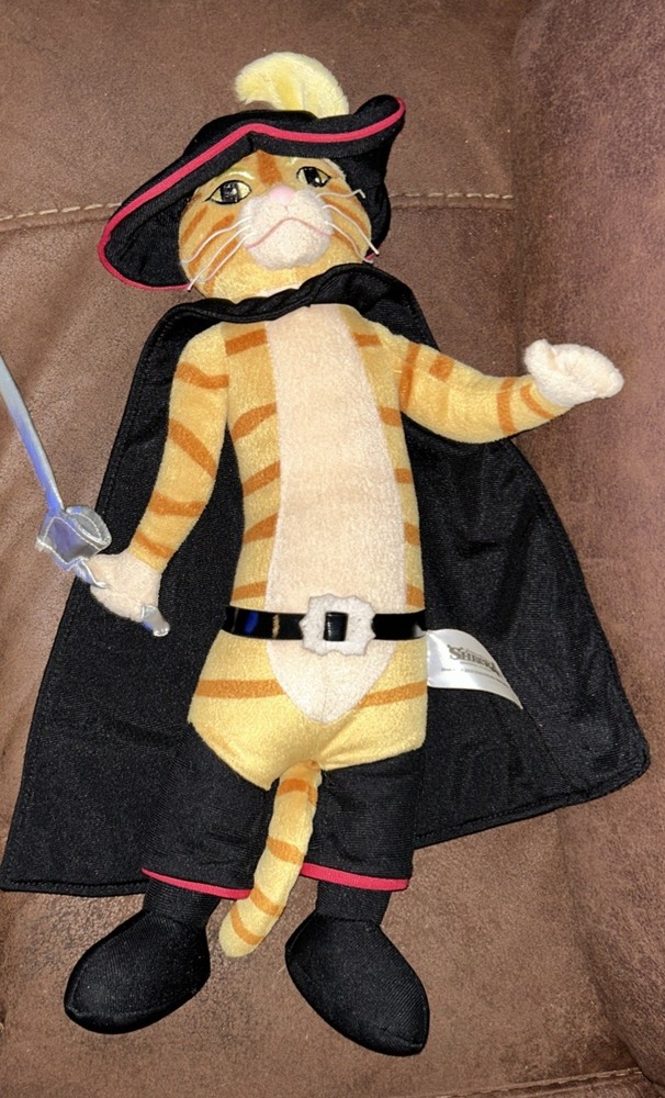Universal Studios Shrek 4D Puss in Boots Plush Stuffed Toy 2018