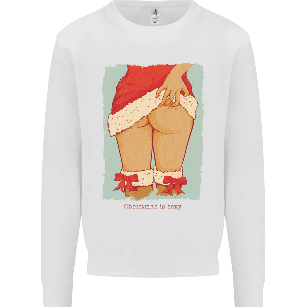 Christmas Is Sexy Funny Santa Xmas Mens Sweatshirt Jumper