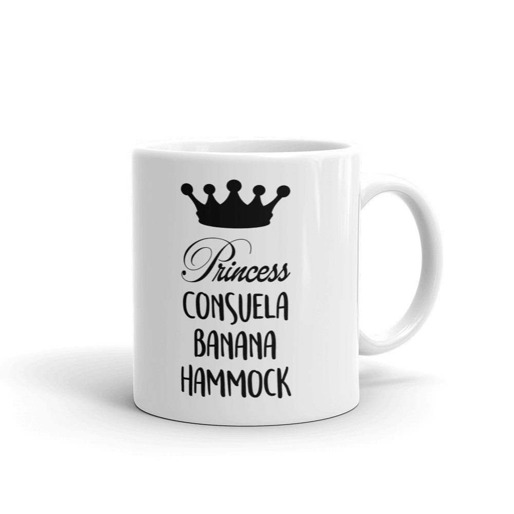 Princess Consuela Banana Hammock Coffee Tea Ceramic Mug Office Work Cup Gift