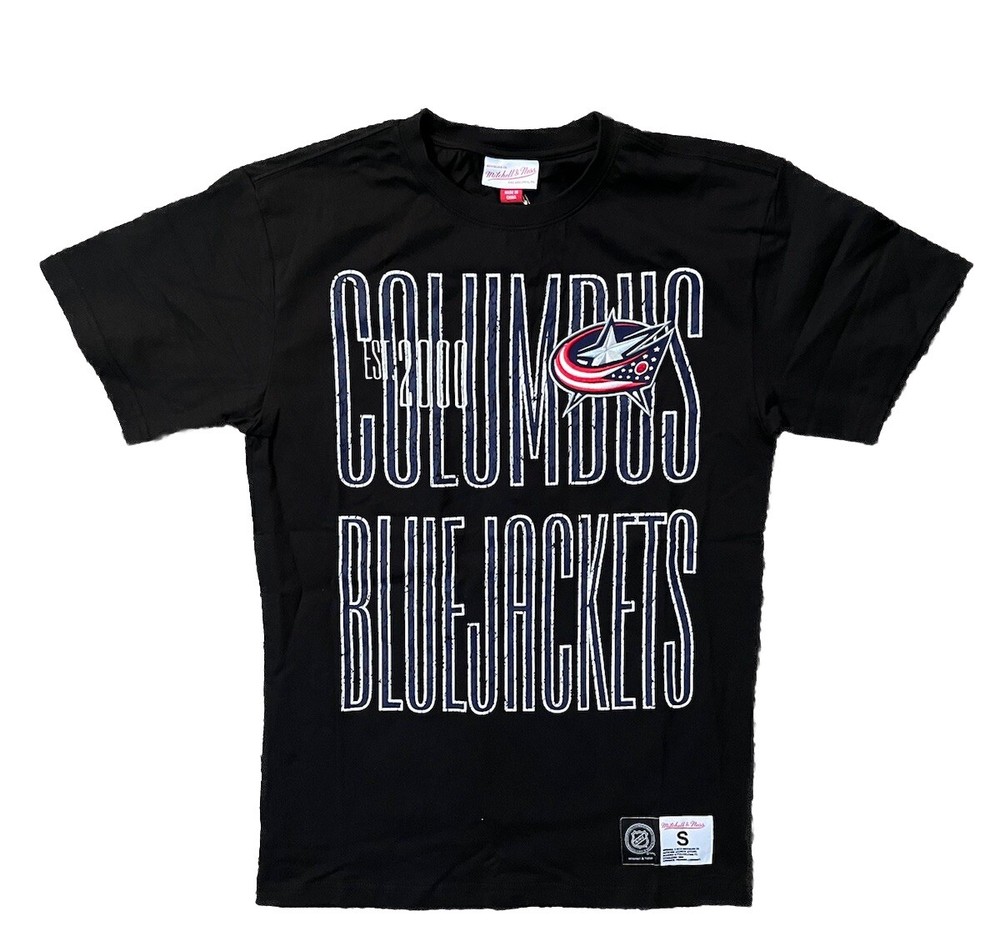 Mitchell & Ness x NHL Columbus Blue Jackets OG Premium SS Tee Sz S