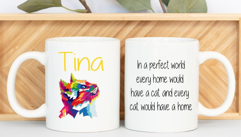 Every Home Should Have A Cat Custom Cat Mug Cat Mom Mug Personalized Cat Gift