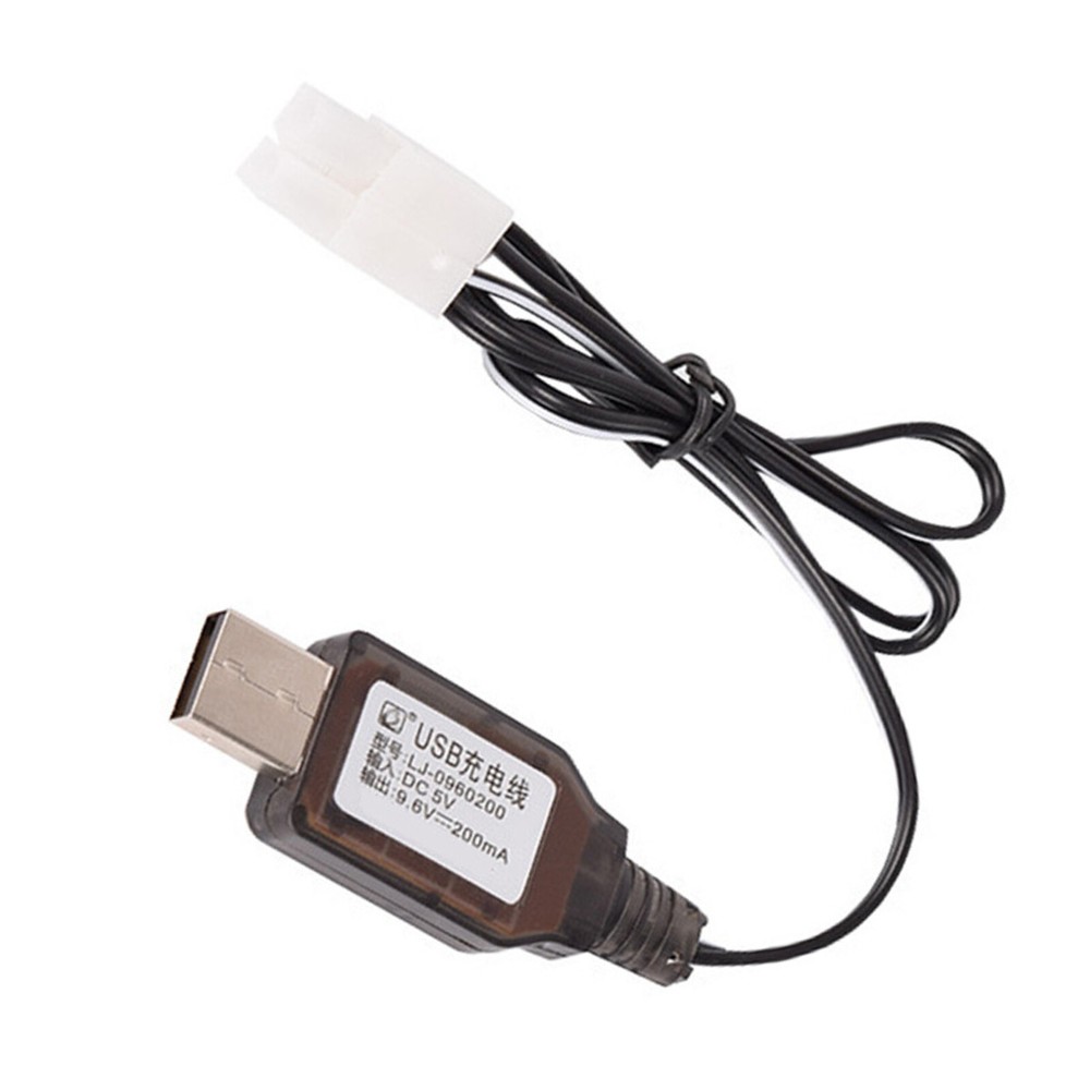 60cm USB NiCd NiMH Battery Charger Cable for RC Cars Boats Planes  