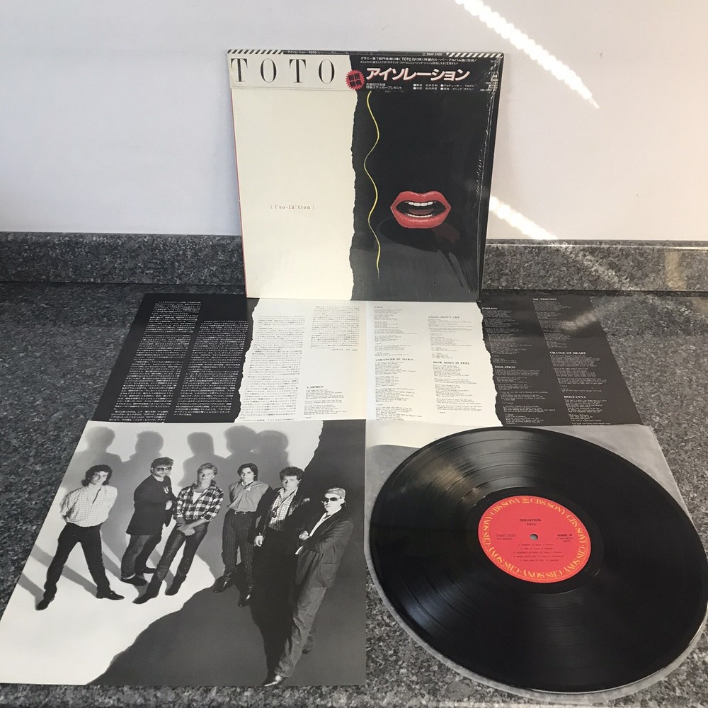 LP VINYL TOTO ISOLATION 28AP 2929 JAPAN 1ST PRESS STILL IN CELLOPHANE NEAR MINT