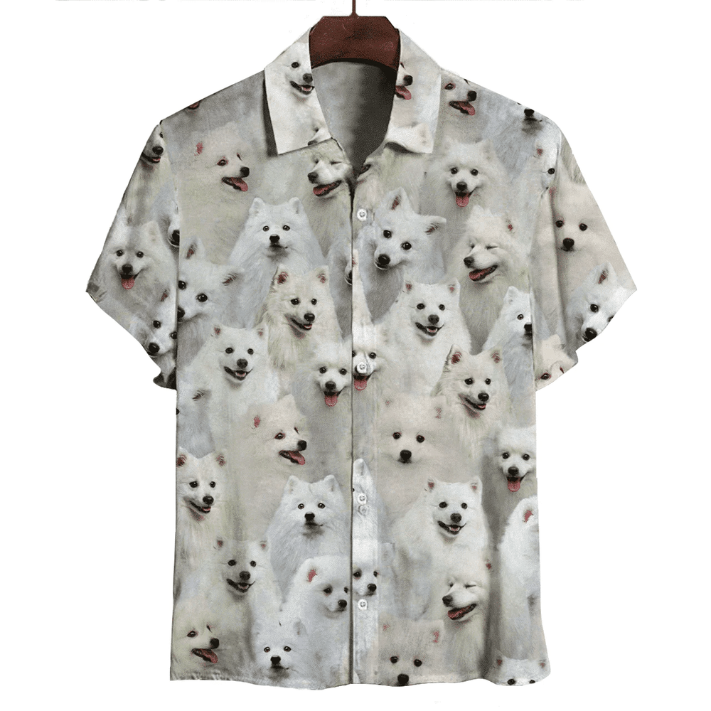Japanese Spitzs Gift For Dog Lover Hawaiian shirt