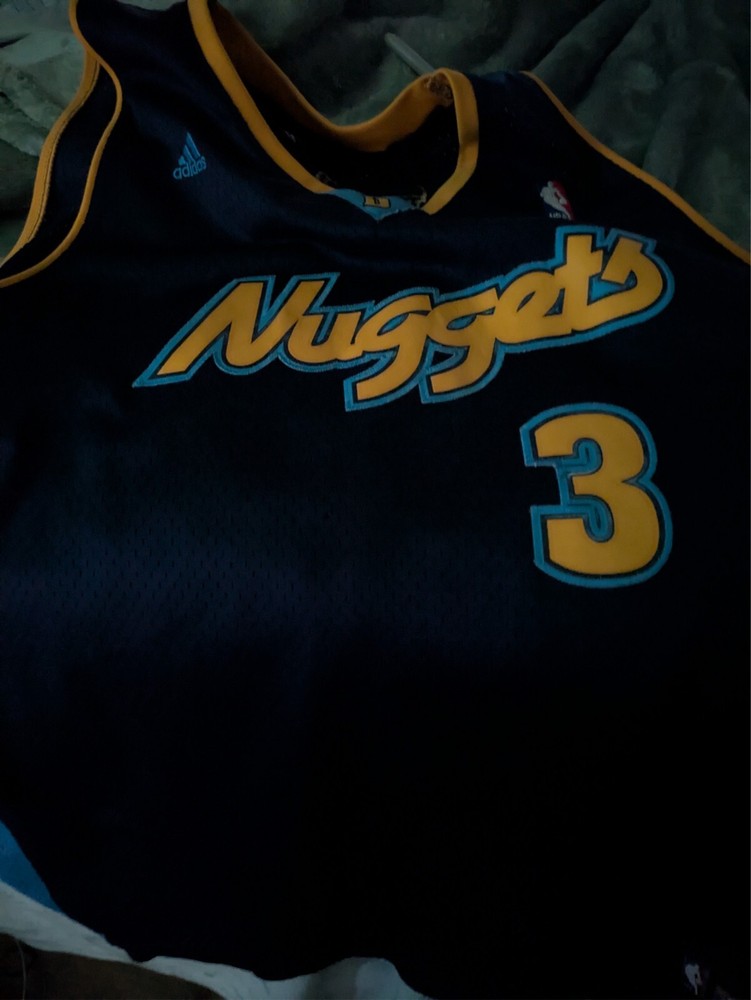 Allen Iverson Denver Nuggets Mitchell & Ness Authentic Throwback Jersey