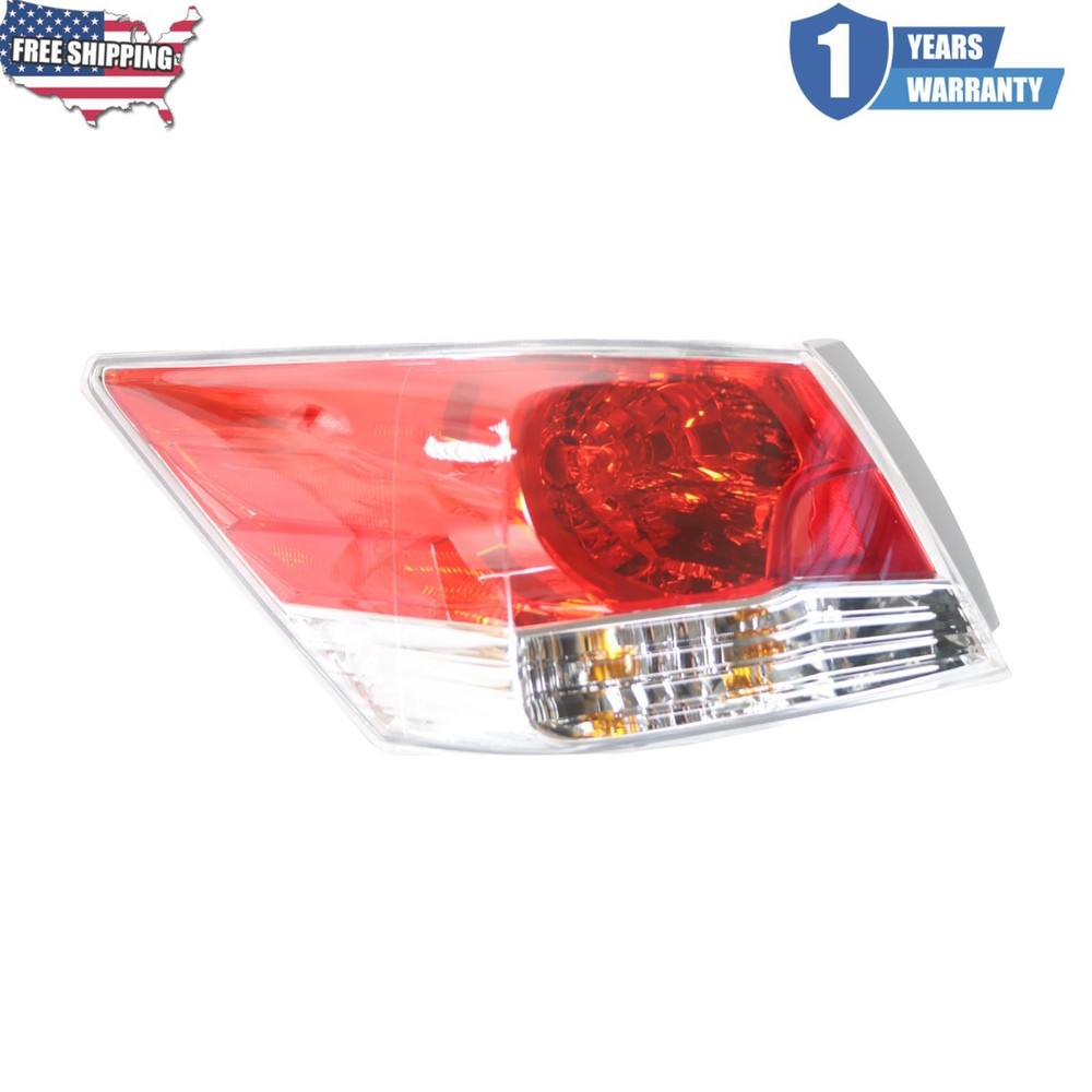 Halogen Tail Lights Brake Lamps For Honda Accord 4-Door Sedan 2008-12 HO2801172