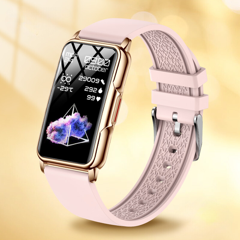 Women Men Smartwatch with Heart Rate Blood Oxygen Waterproof Fitness Tracker