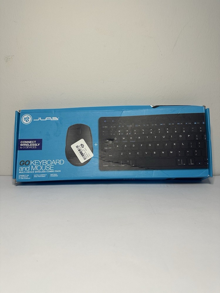 JLab GO Keyboard Bluetooth USB Multi-Device Wireless, Black ONLY KEYBOARD