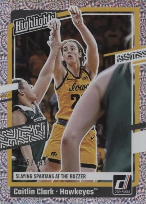 2024 Panini Caitlin Clark Collection - Highlights Vortex #H7 Caitlin Clark /399 (RC)