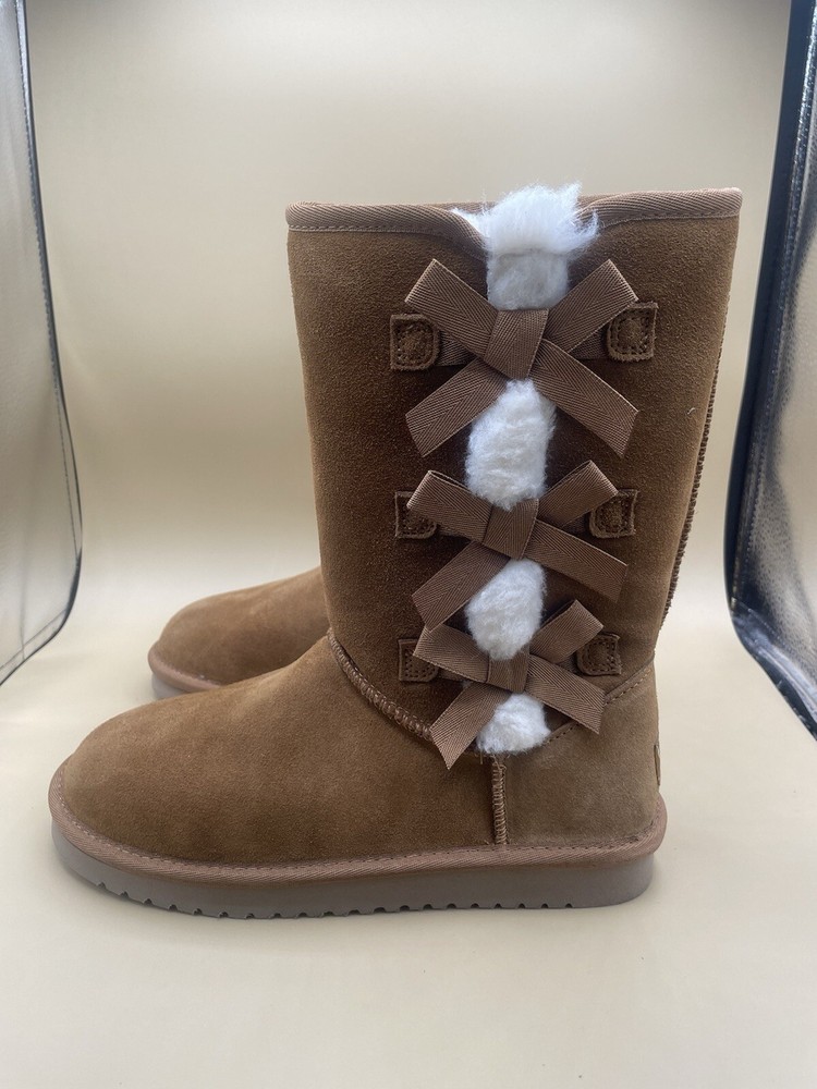 Sz 10 Koolaburra by UGG Chestnut Winter Woman’s Victoria Tall Fashion Boots NIB