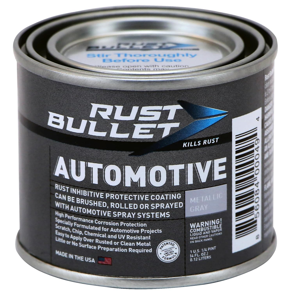 Metallic Gray 4 Oz Automotive Rust Inhibitor & Protective Car Coating