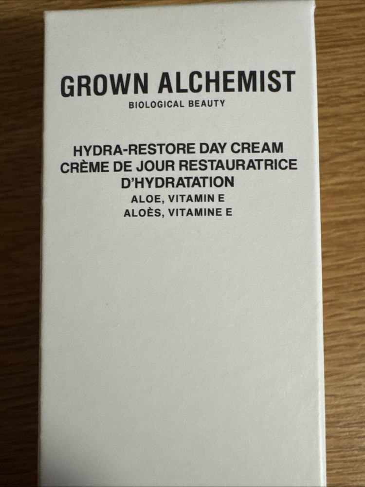 GROWN ALCHEMIST Hydra Restore Day Cream with Vitamin E and Aloe 2.1 oz