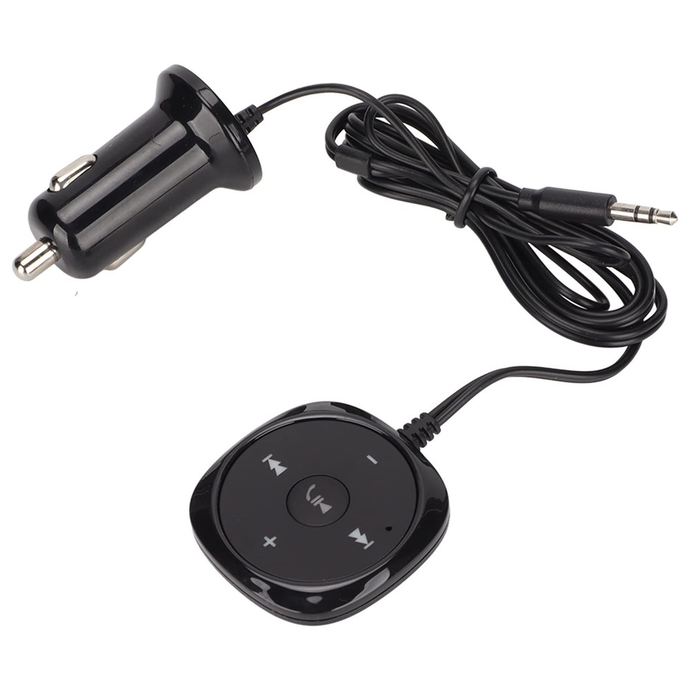 Wireless Car Bluetooth Adapter for Hands-Free Calls & Music Streaming with Bluetooth 5.0 Receiver
