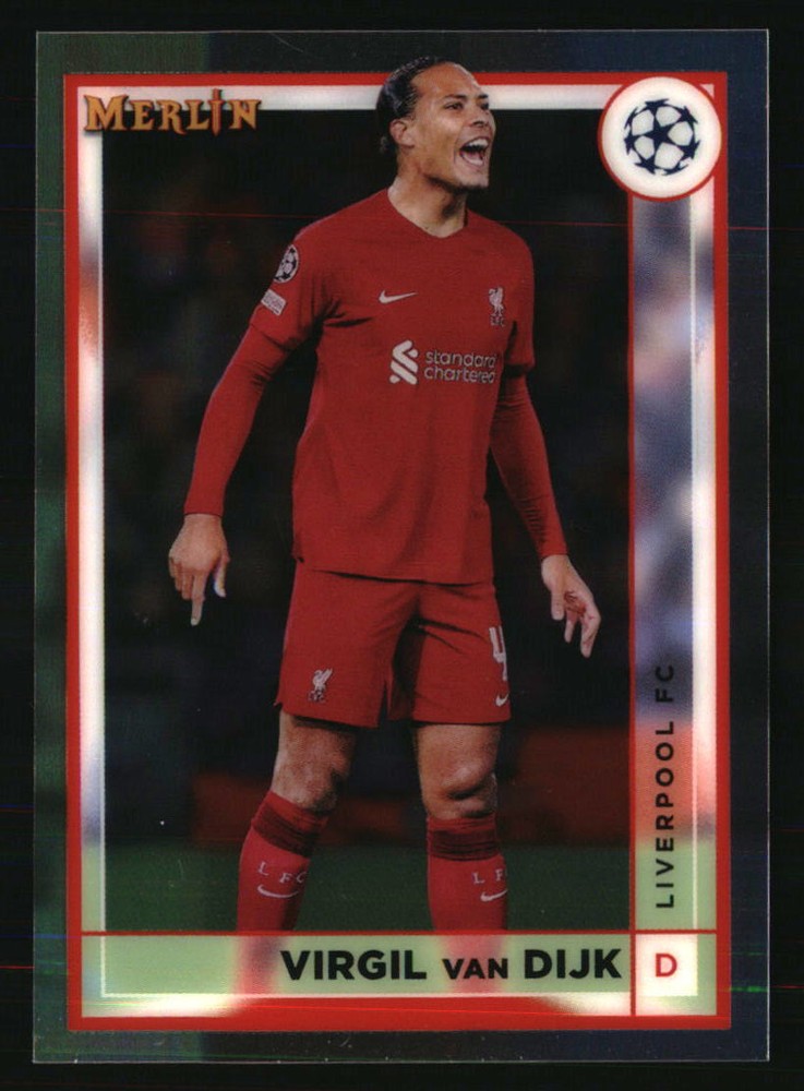 Virgil van Dijk 2022-23 Topps Merlin UEFA  #89 SOCCER Card